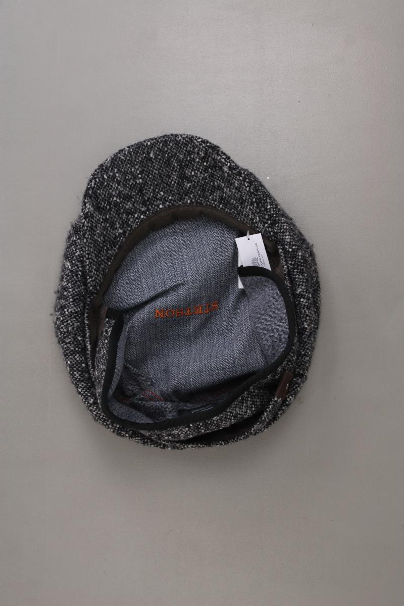 Stetson Schiebermütze Gr. XL für Herren grau aus Schurwolle
