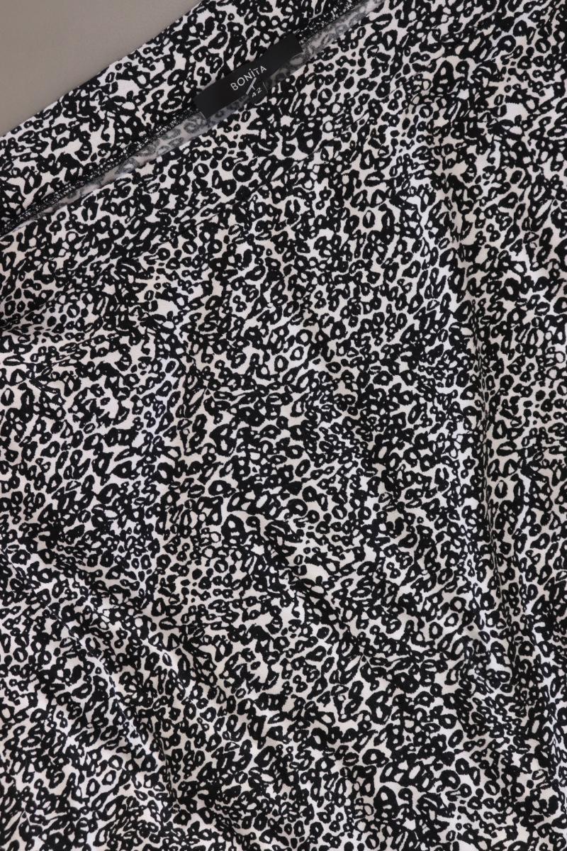 Bonita Stretchrock Gr. 42 mit Tierdruck schwarz aus Viskose