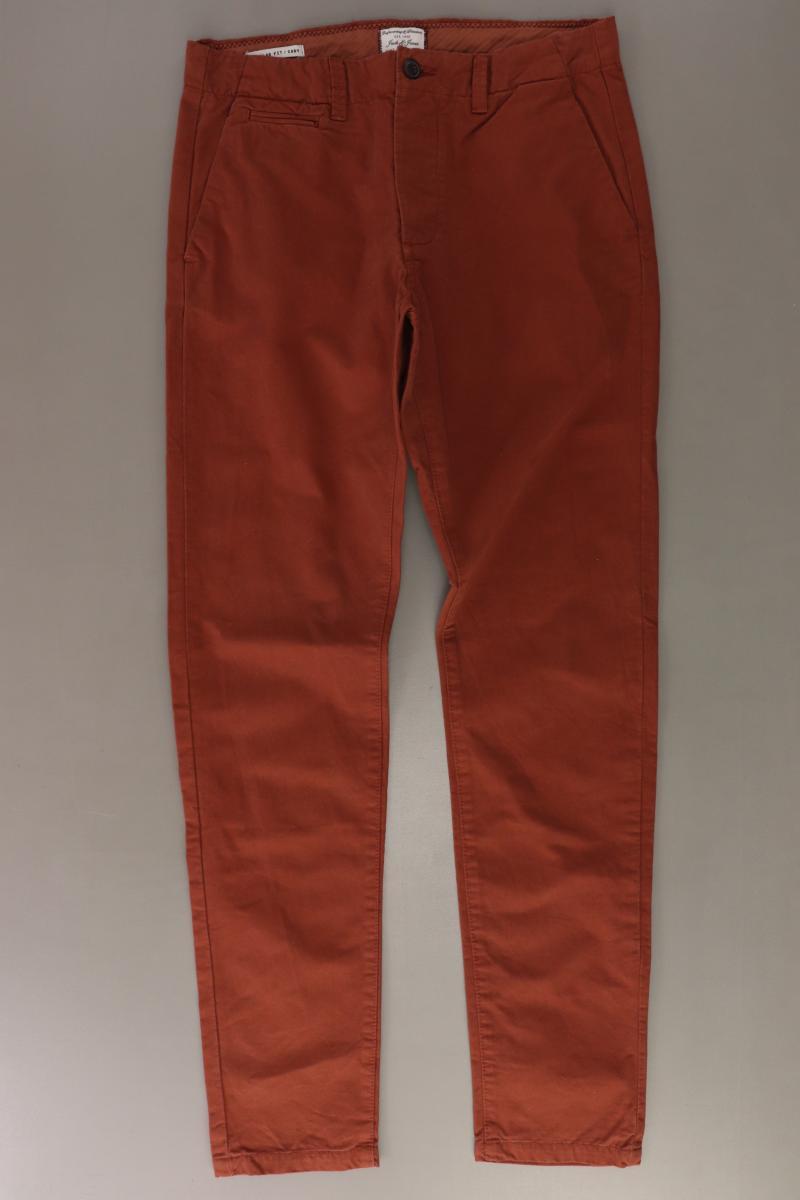 Jack & Jones Chinohose für Herren Gr. W30/L32 orange aus Baumwolle