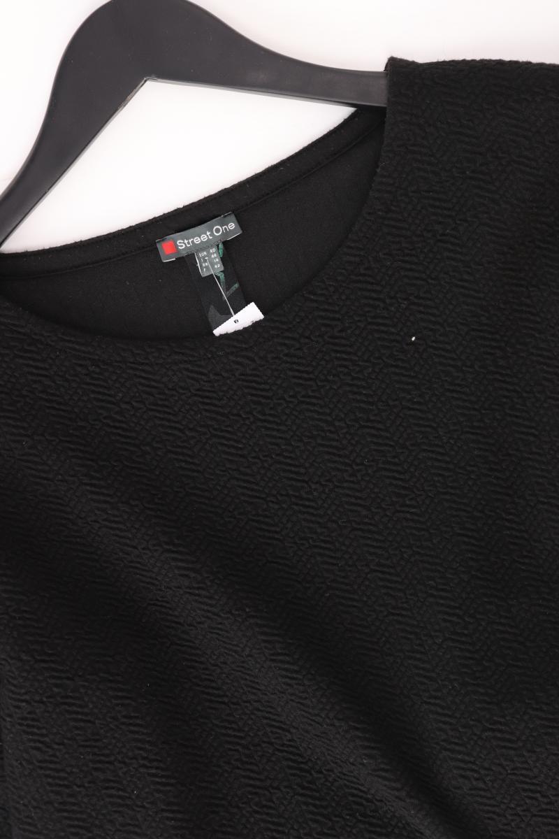 Street One Longsleeve-Shirt Gr. 40 Langarm schwarz aus Polyester