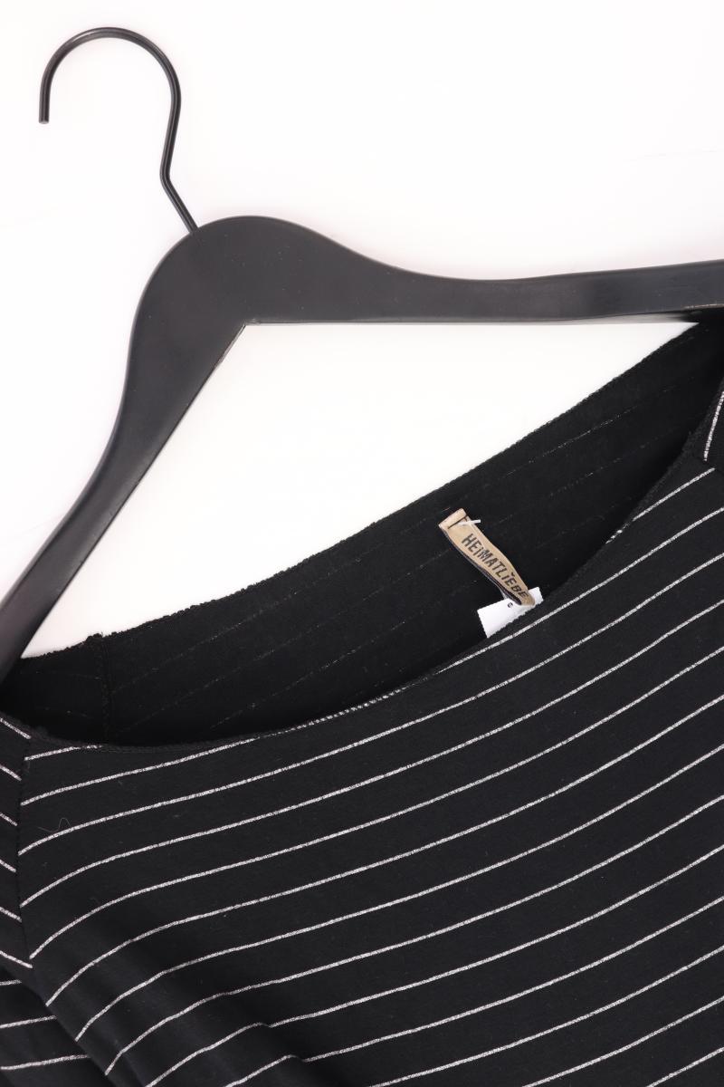 HEIMATLIEBE Ringelshirt Gr. XL gestreift Langarm schwarz aus Viskose