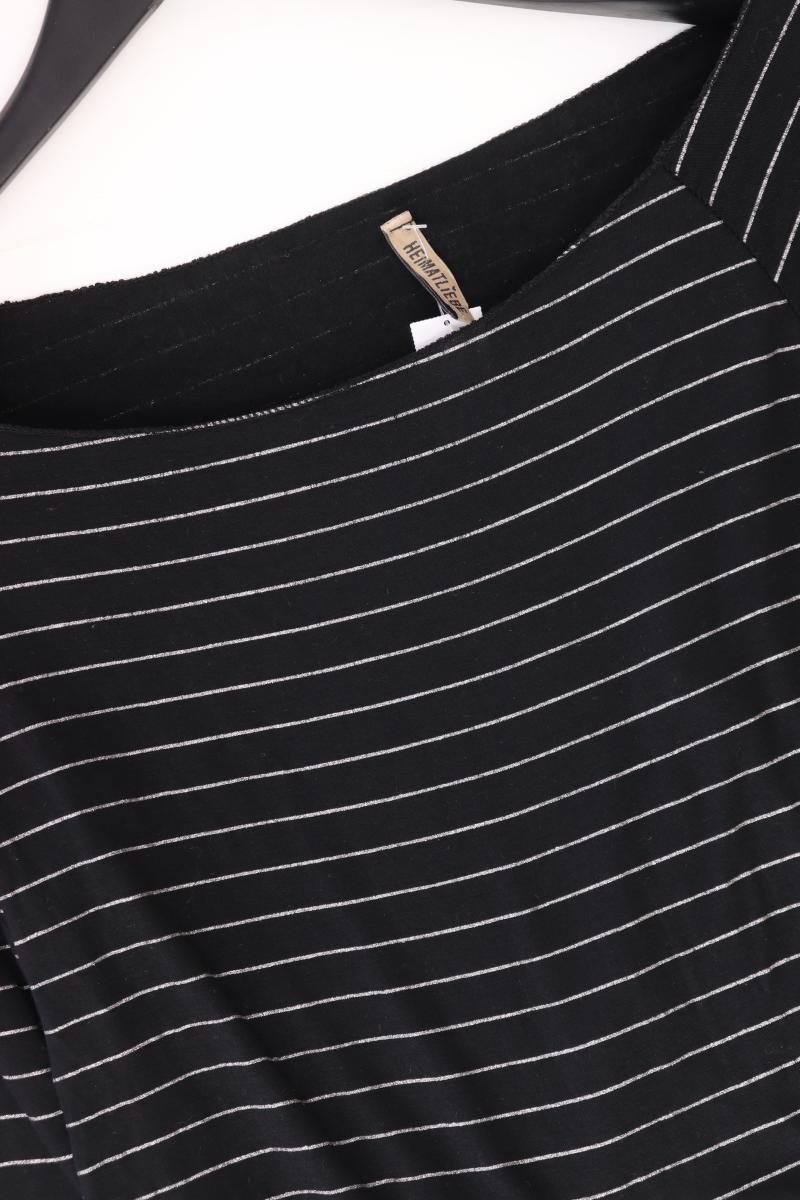 HEIMATLIEBE Ringelshirt Gr. XL gestreift Langarm schwarz aus Viskose