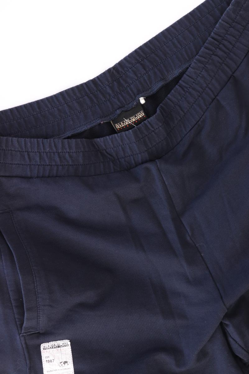 Napapijri Jogginghose für Herren Gr. L blau aus Baumwolle