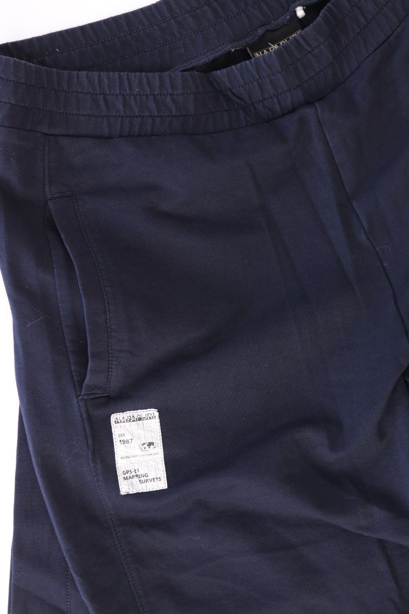 Napapijri Jogginghose für Herren Gr. L blau aus Baumwolle