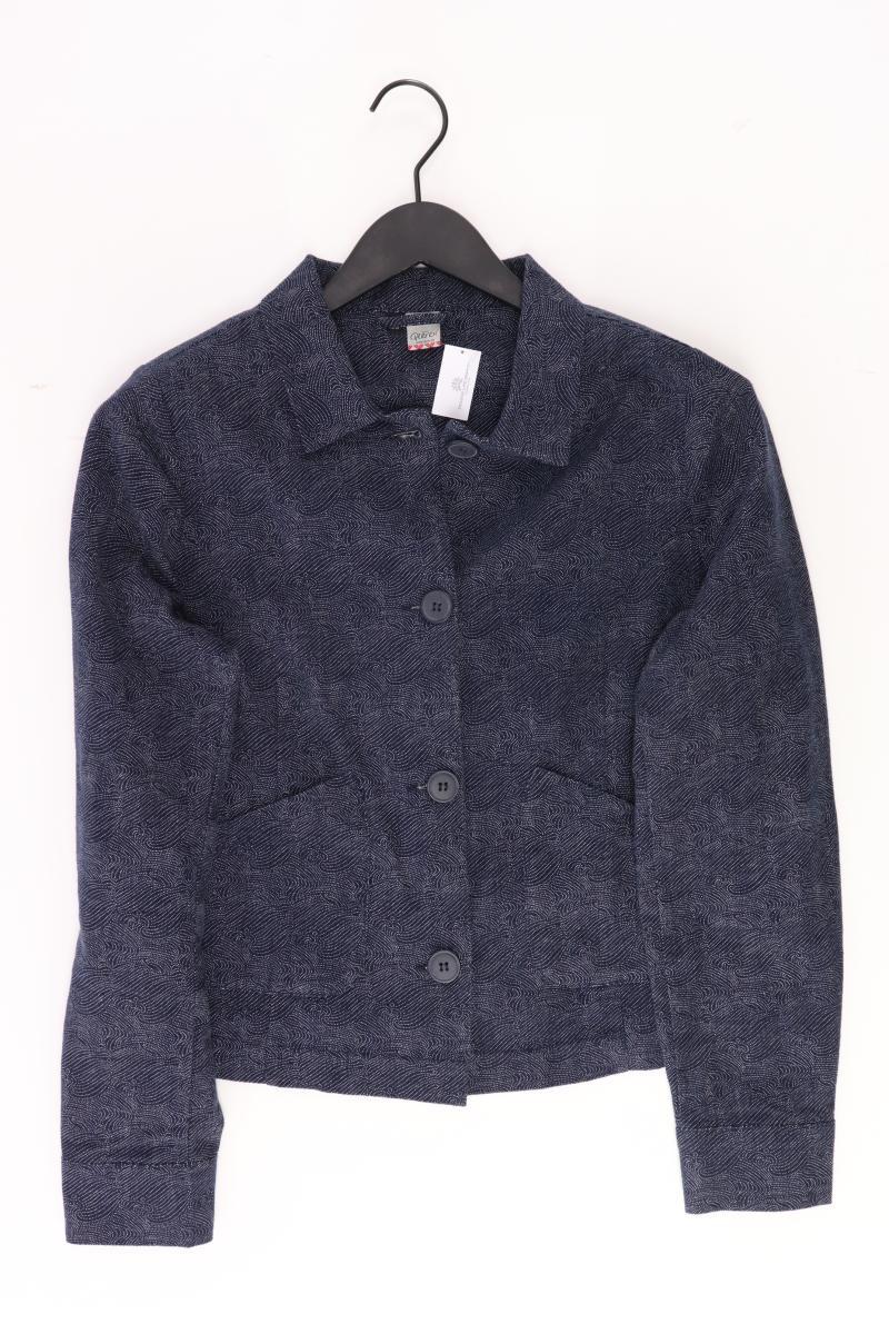 Qiero! Regular Jacke Gr. 40 blau aus Baumwolle