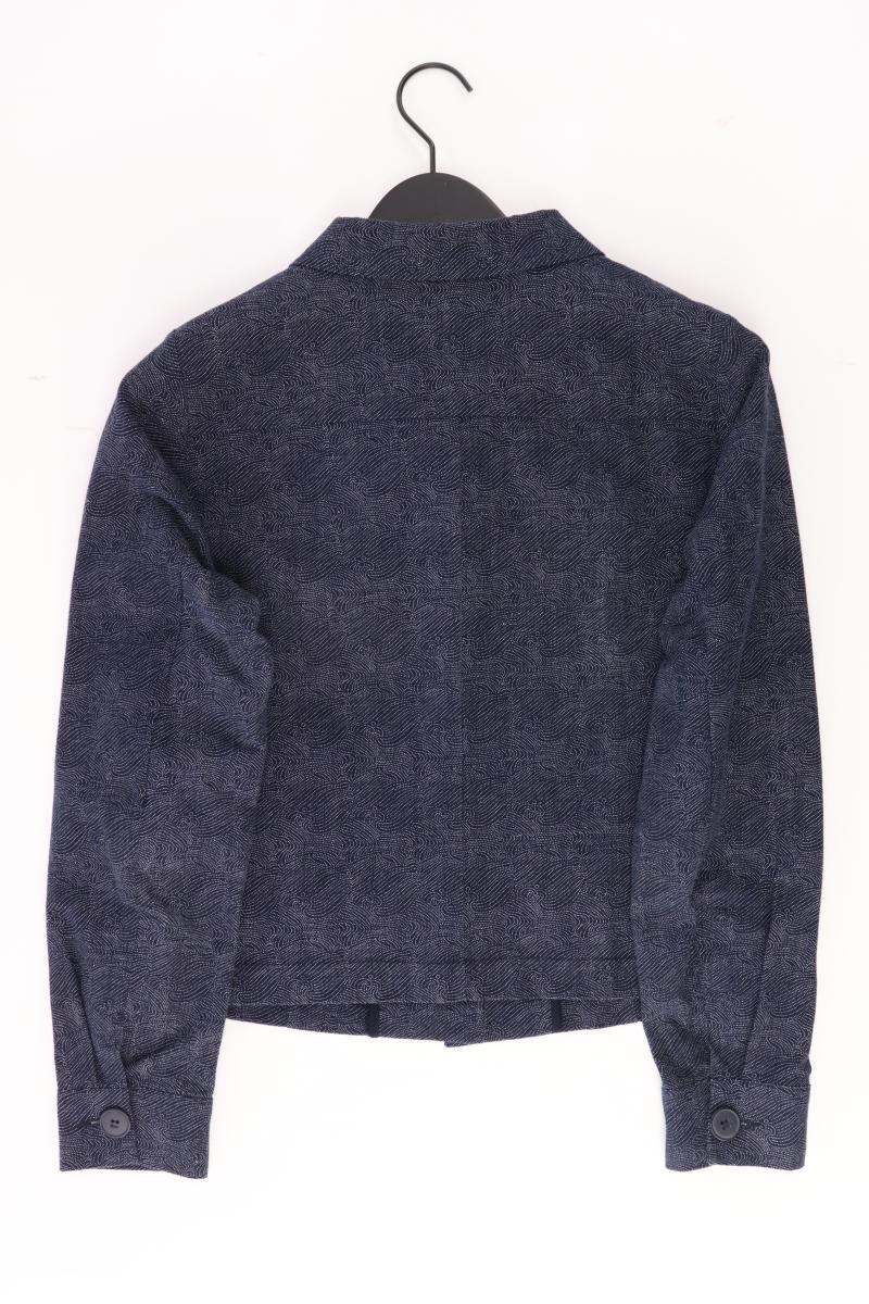 Qiero! Regular Jacke Gr. 40 blau aus Baumwolle