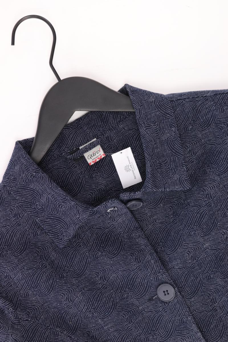 Qiero! Regular Jacke Gr. 40 blau aus Baumwolle