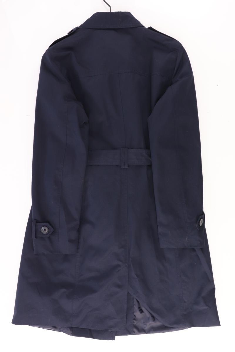 s.Oliver Trenchcoat Gr. 42 blau aus Baumwolle