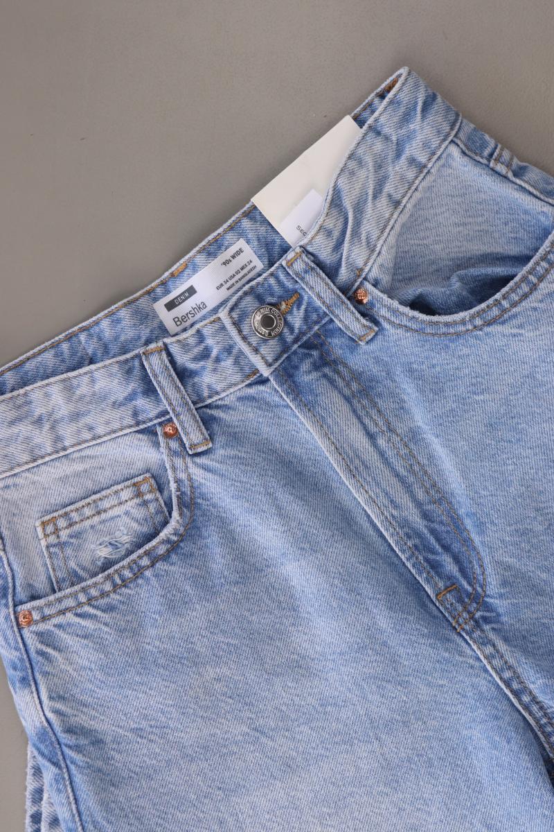 Bershka Wide Leg Jeans Gr. 34 neu mit Etikett blau aus Baumwolle