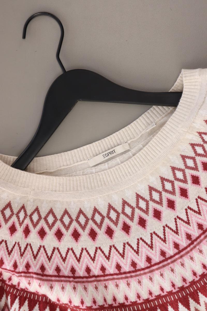 Esprit Feinstrickpullover Gr. XXL mit Faire-Isle-Muster rosa aus Baumwolle