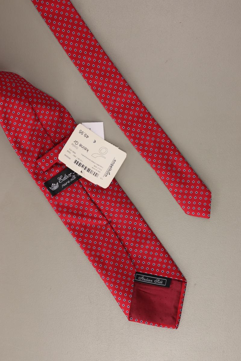 Krawatte für Herren neu mit Etikett Neupreis: 49,99€! rot aus Seide
