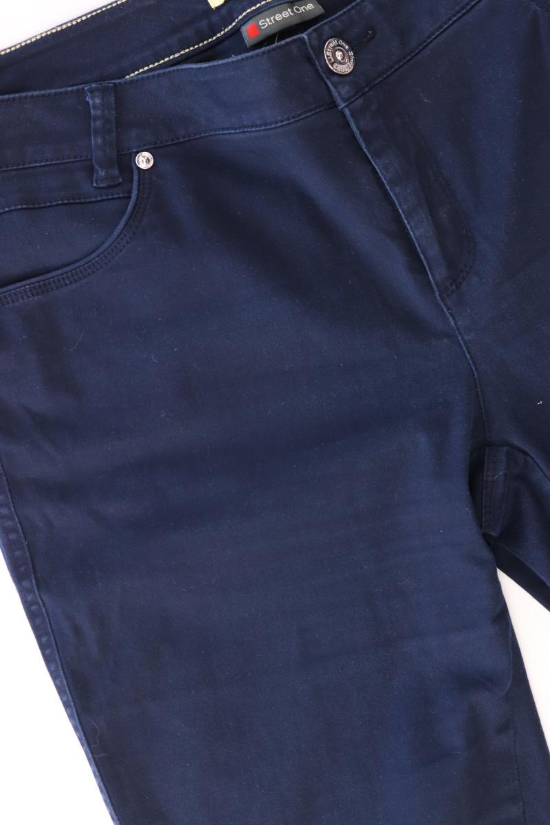 Street One Hose Gr. 40 blau aus Baumwolle