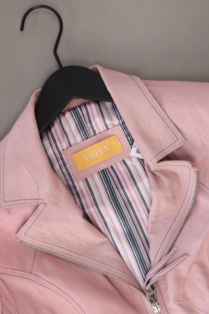 Biba Lammleder Jacke Gr. 34 rosa