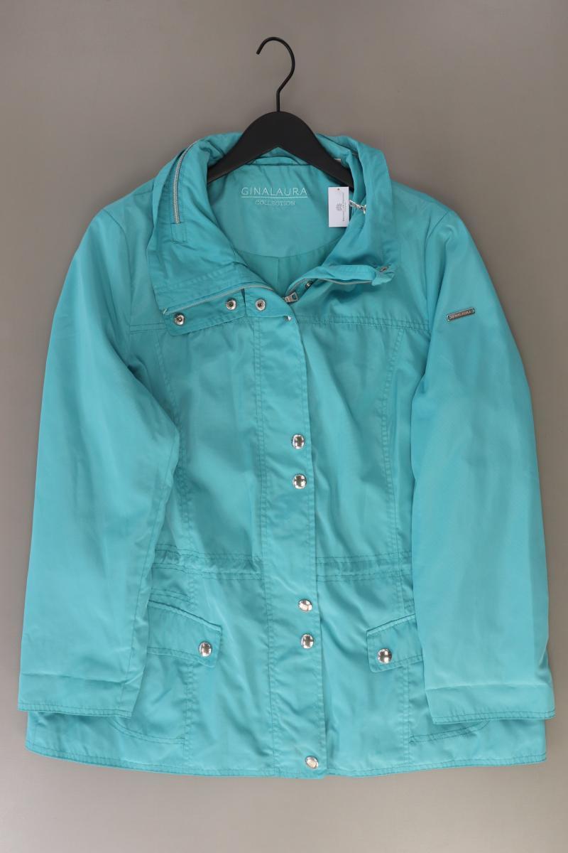 Gina Laura Übergangsjacke Gr. XL türkis aus Polyester
