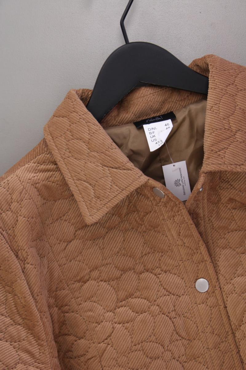 Paola Übergangsjacke Gr. 46 neuwertig braun aus Baumwolle