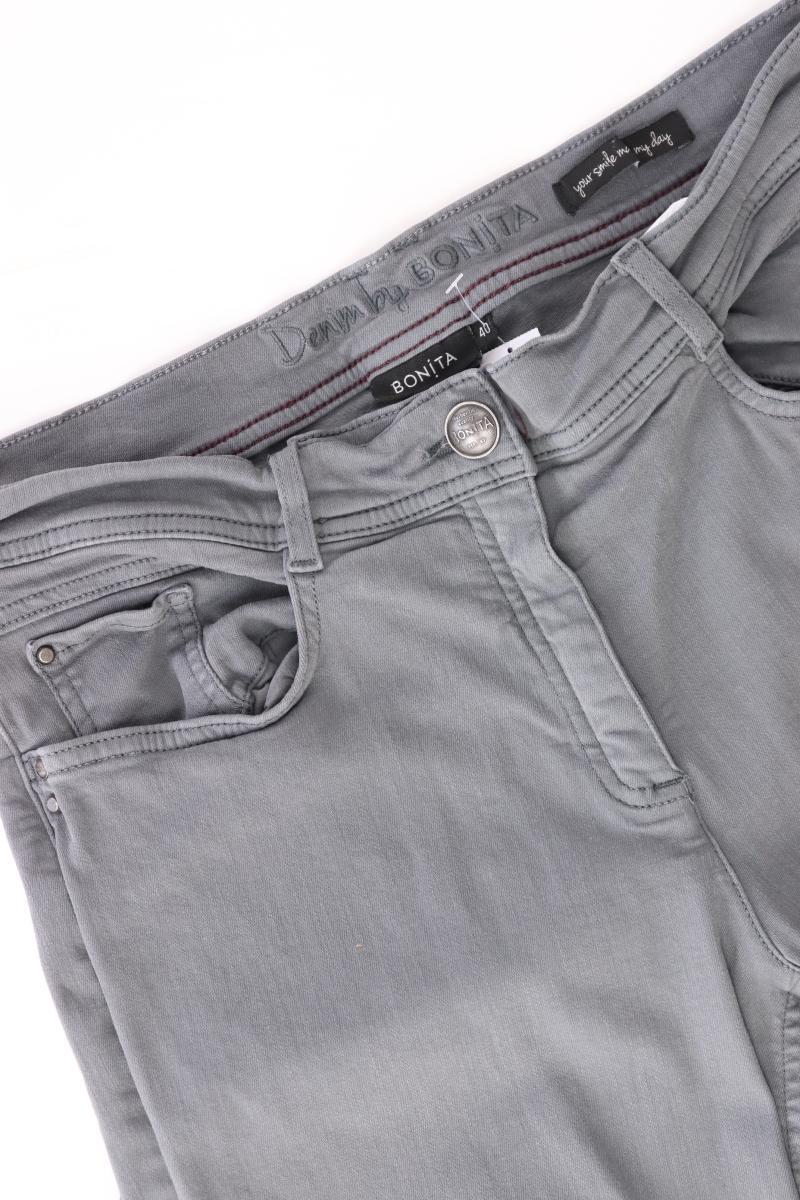 Bonita Straight Jeans Gr. 40 grau aus Baumwolle