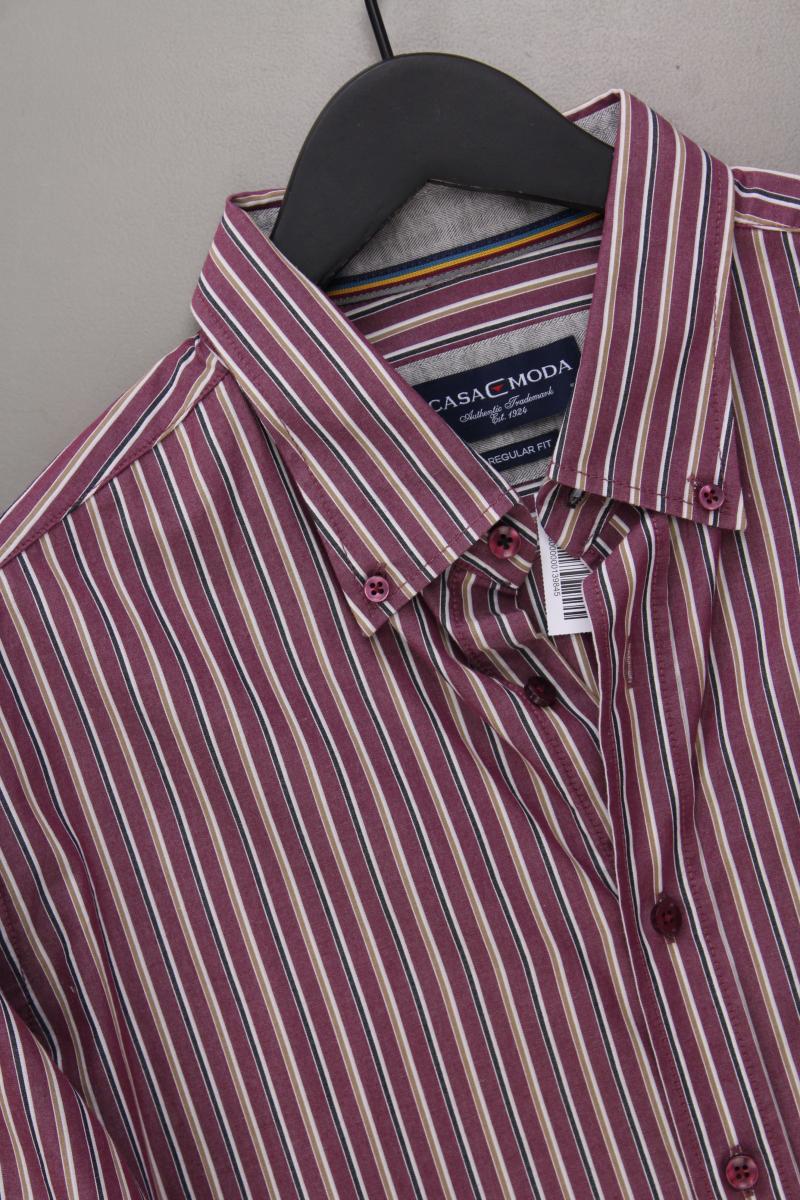 Casa Moda Langarmhemd für Herren Gr. Hemdgröße 43/44 gestreift lila
