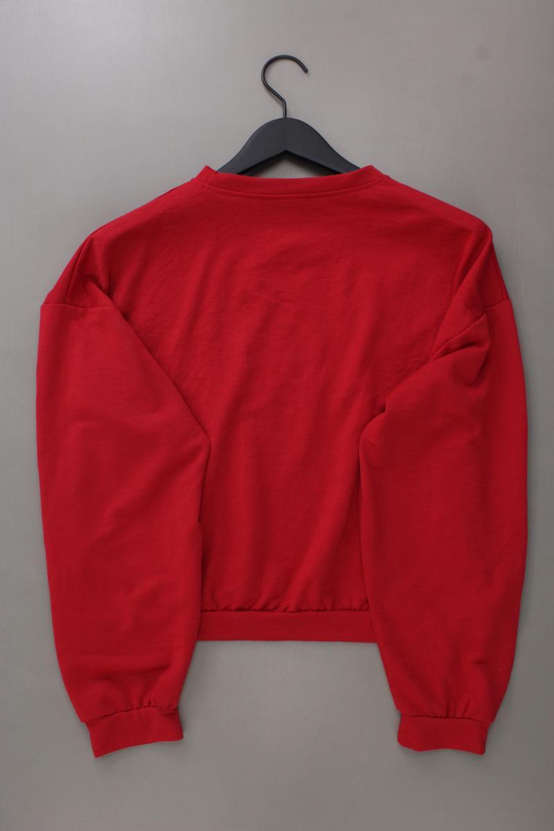 Trendyol Cropped Shirt Gr. L Langarm rot aus Baumwolle