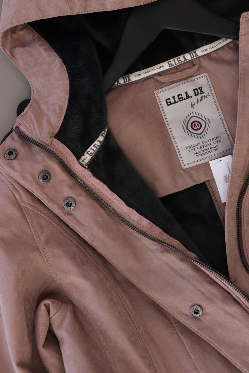 GIGA DX Kapuzenmantel Gr. 44 neuwertig braun aus Polyester