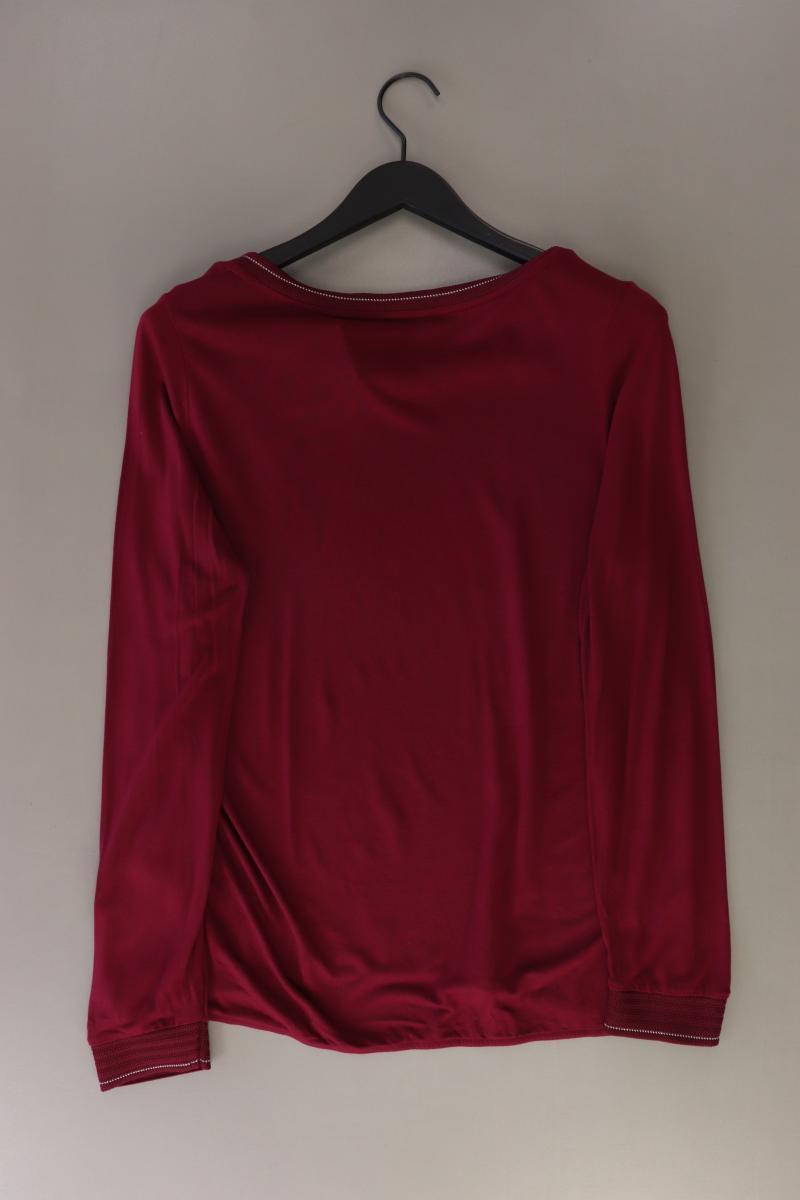 s.Oliver Langarmbluse Gr. 42 rot aus Polyester