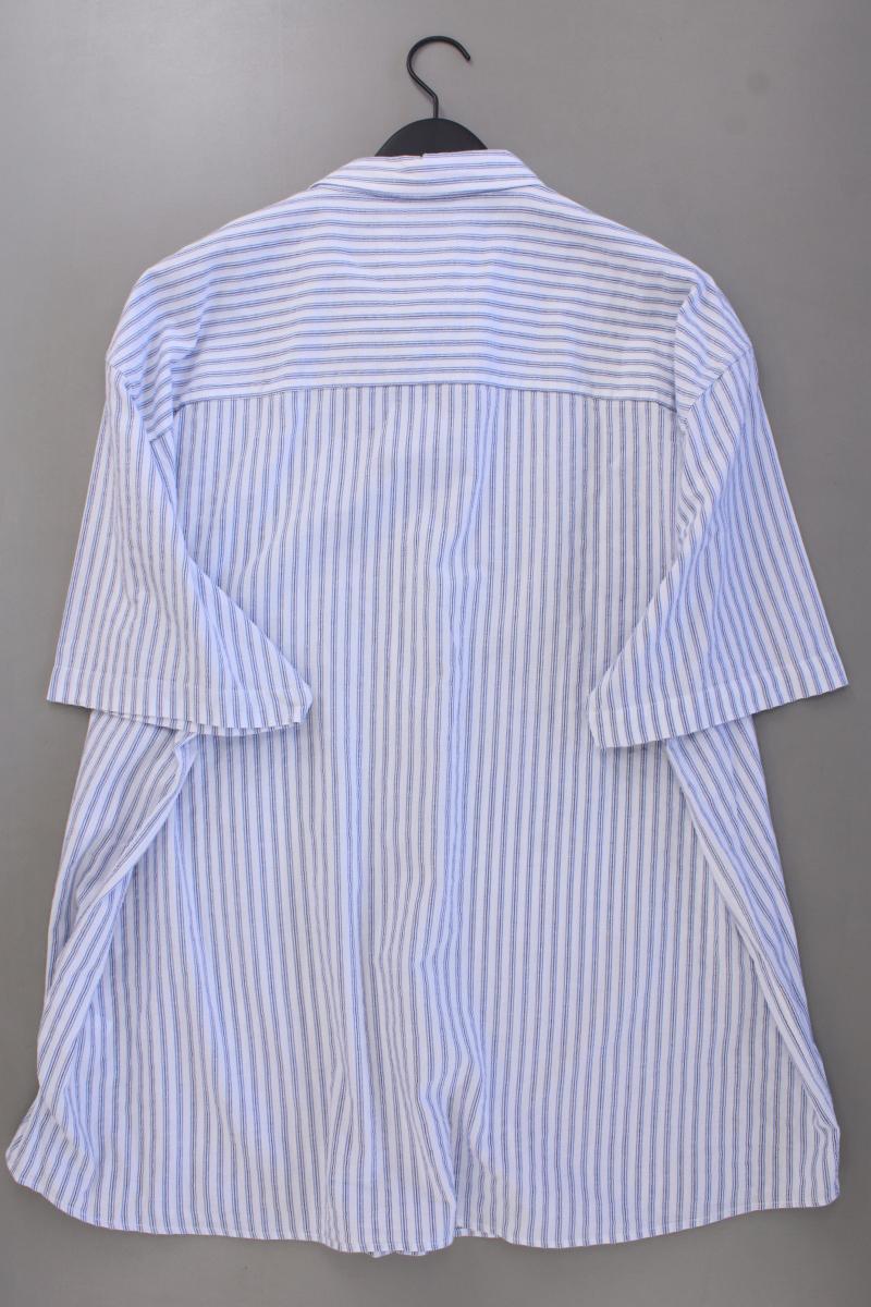 Babista Kurzarmhemd für Herren Gr. Hemdgröße 49/50 gestreift blau aus Baumwolle