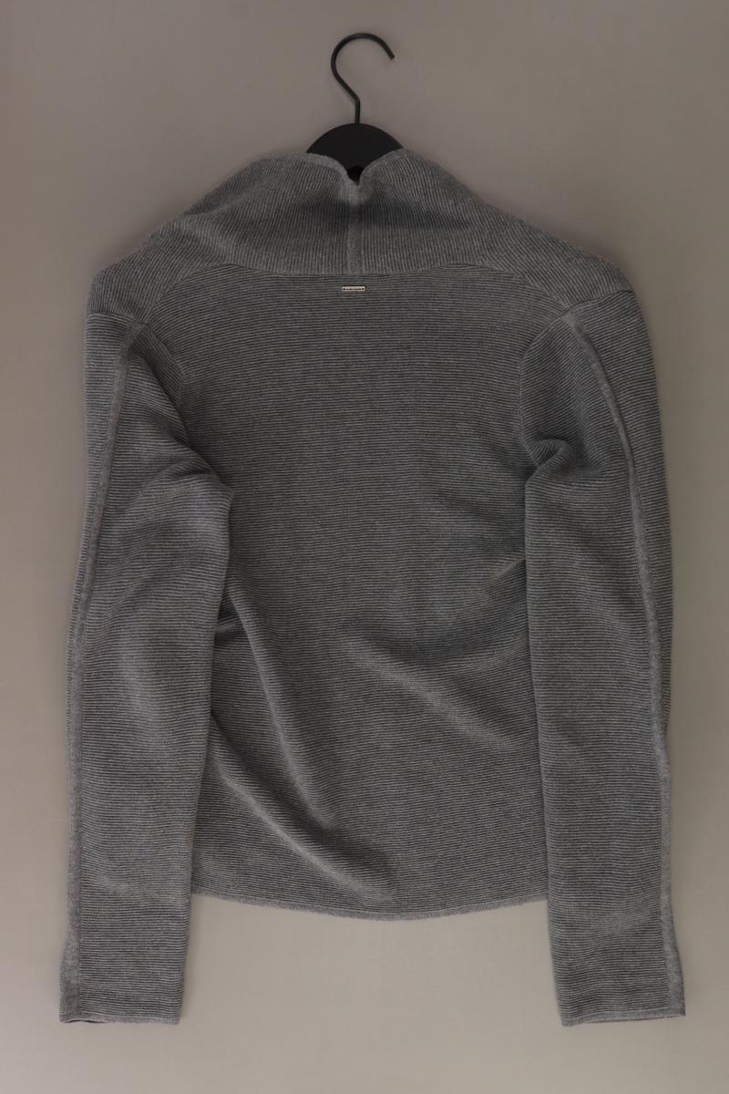 More&More Strickjacke Gr. 34 Langarm grau aus Viskose