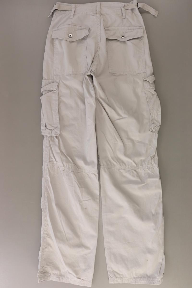 Bershka Cargohose Gr. 34 grau aus Baumwolle