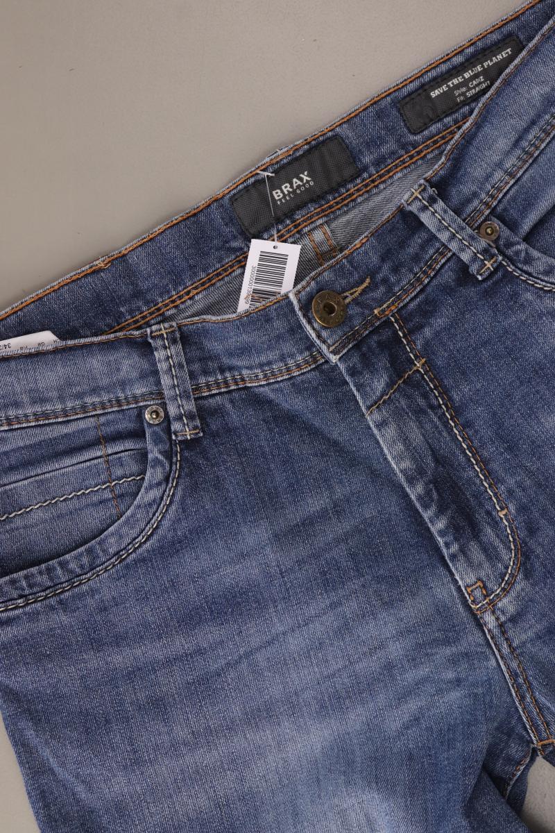 Brax Straight Jeans für Herren Gr. W34/L34 blau aus Baumwolle
