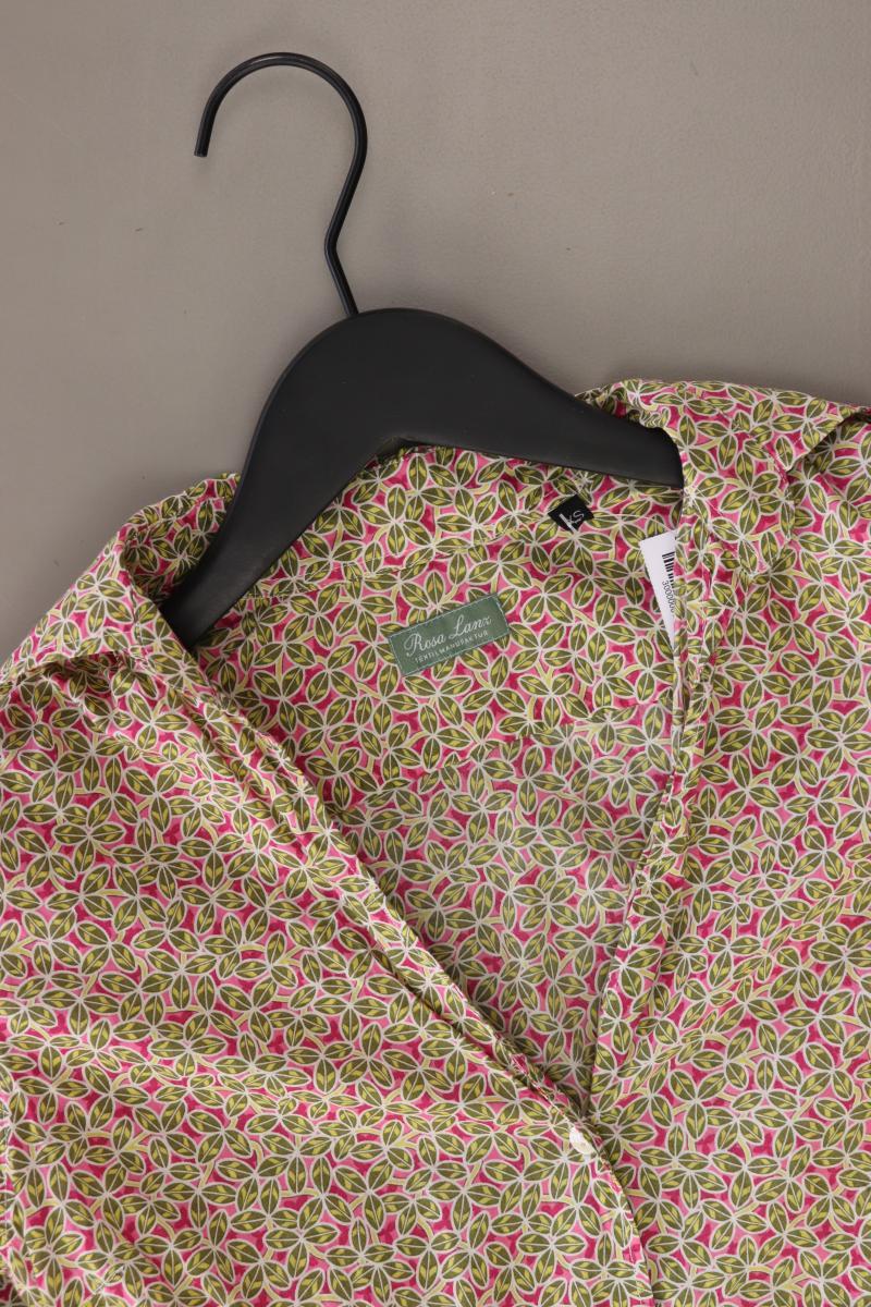 Rosa Lanz Textilmanufaktur Bluse Gr. XS Langarm mehrfarbig aus Baumwolle