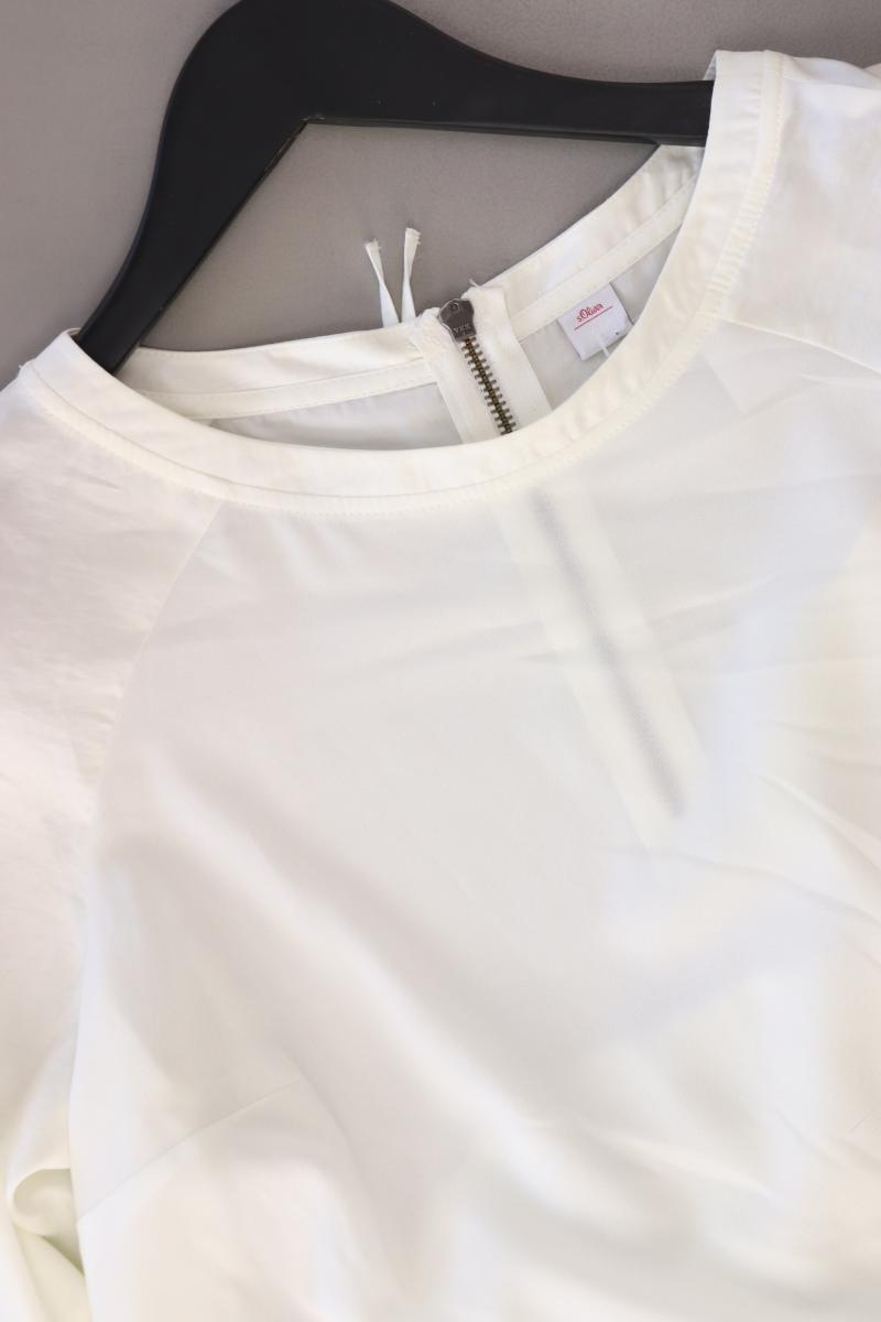 s.Oliver Langarmbluse Gr. 38 creme
