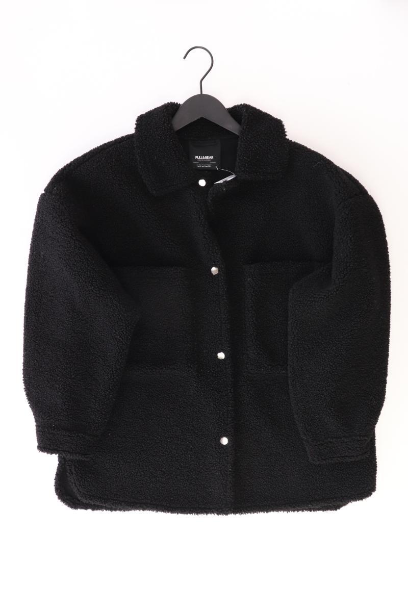 Pull&Bear Hemdjacke Teddy Gr. S schwarz aus Polyester
