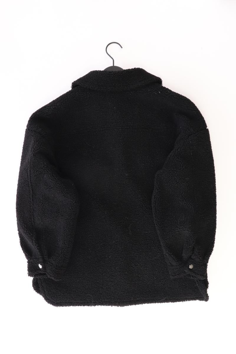 Pull&Bear Hemdjacke Teddy Gr. S schwarz aus Polyester