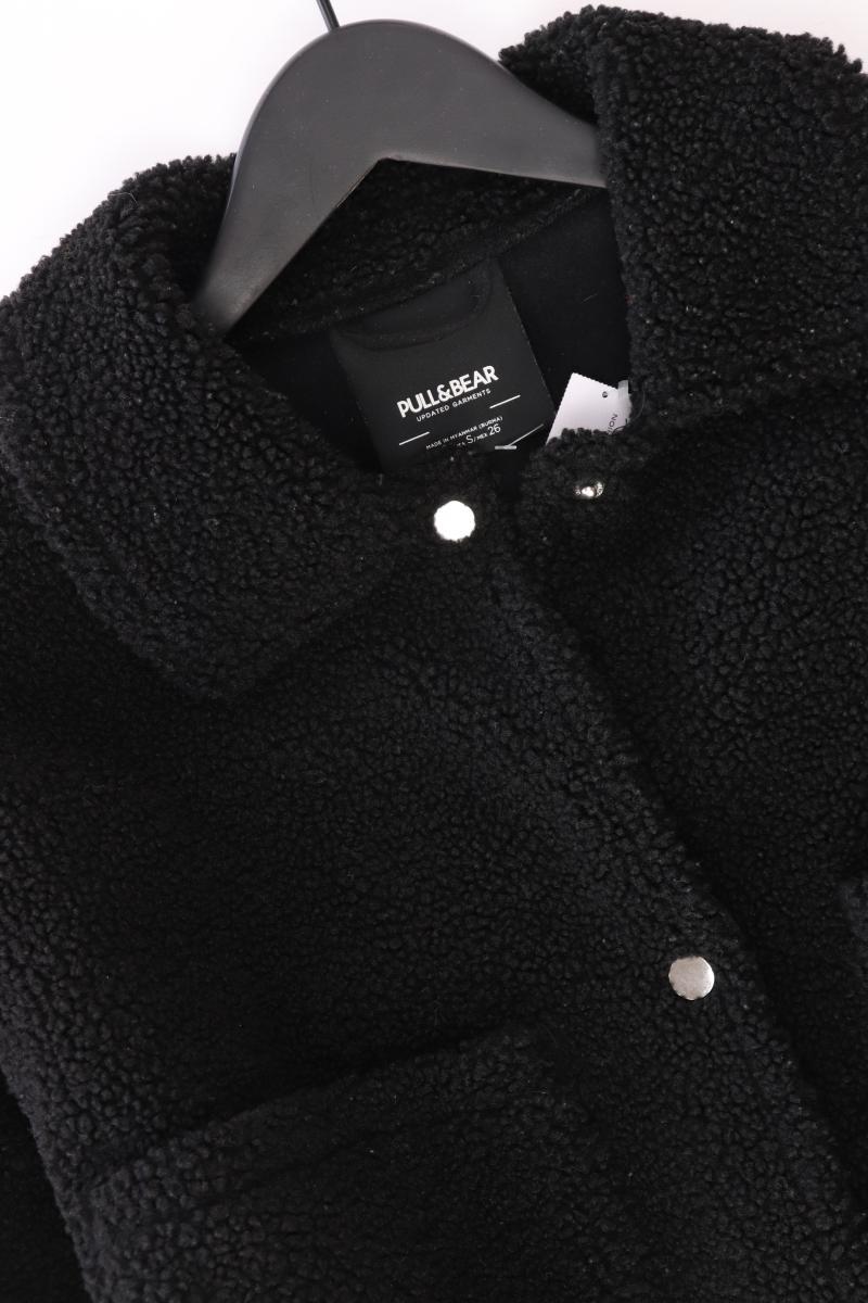 Pull&Bear Hemdjacke Teddy Gr. S schwarz aus Polyester