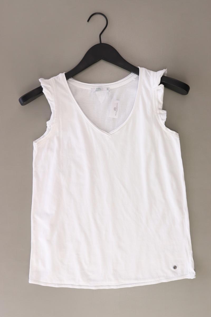 edc by Esprit Trägertop Gr. XS weiß aus Baumwolle