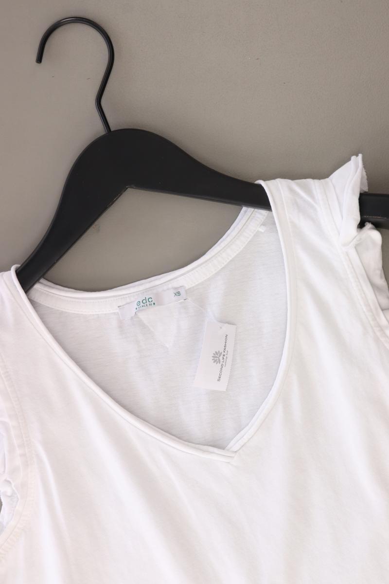 edc by Esprit Trägertop Gr. XS weiß aus Baumwolle