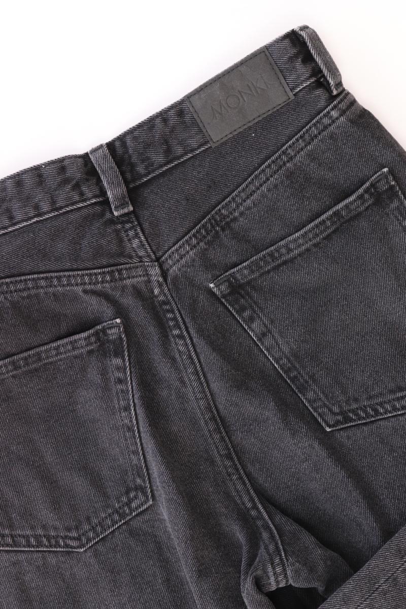 Monki Straight Jeans Gr. W28 schwarz aus Baumwolle
