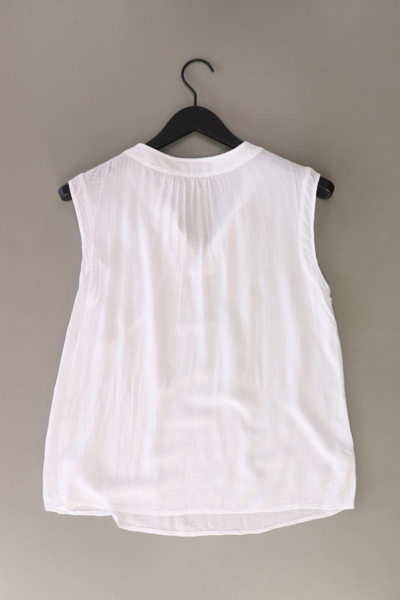 s.Oliver Ärmellose Bluse Gr. 36 weiß aus Viskose