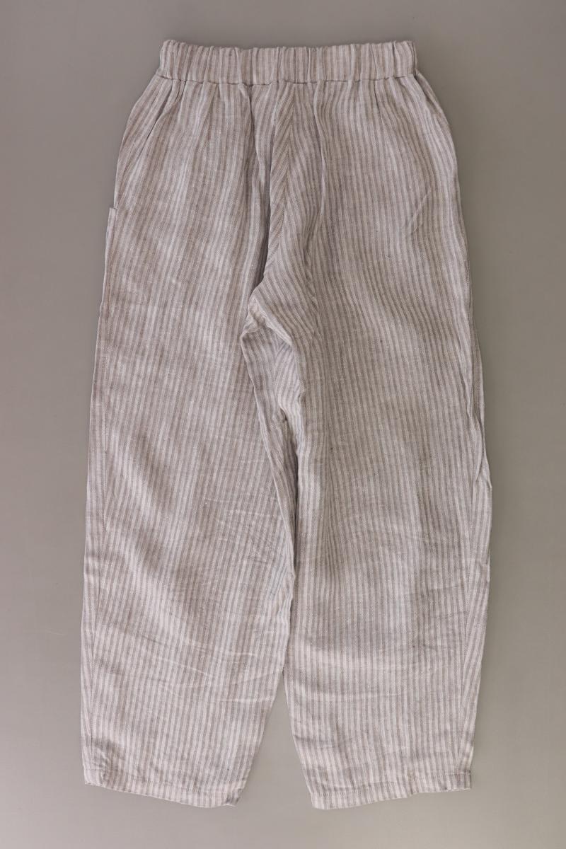 Von Kittel Leinenhose Gr. XS gestreift grau