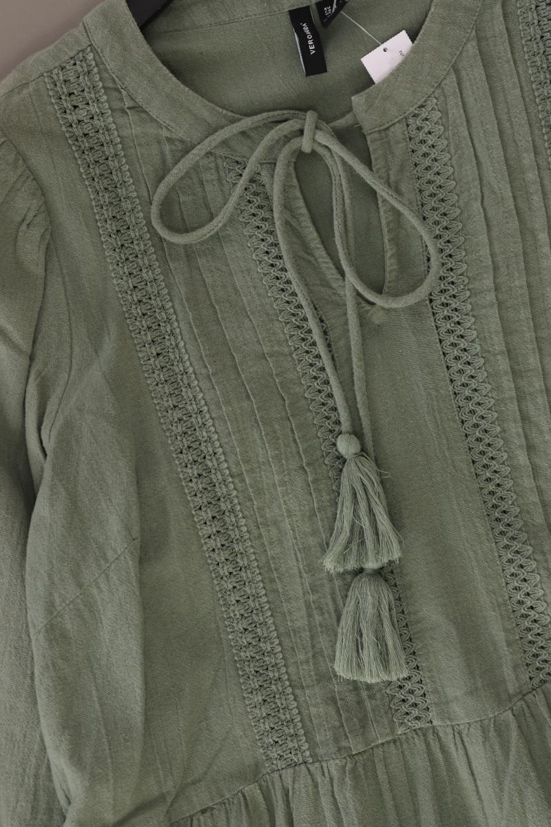 Vero Moda Sommerkleid Gr. S 3/4 Ärmel olivgrün aus Baumwolle