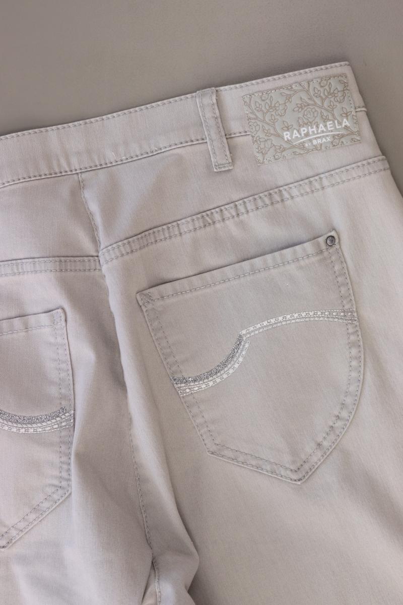 Raphaela by Brax Straight Jeans Gr. Kurzgröße 42 grau aus Baumwolle