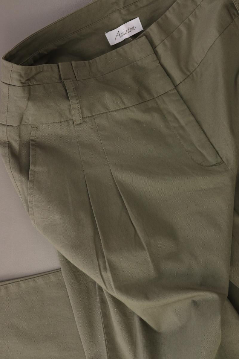 Aniston Hose Gr. 36 olivgrün aus Baumwolle