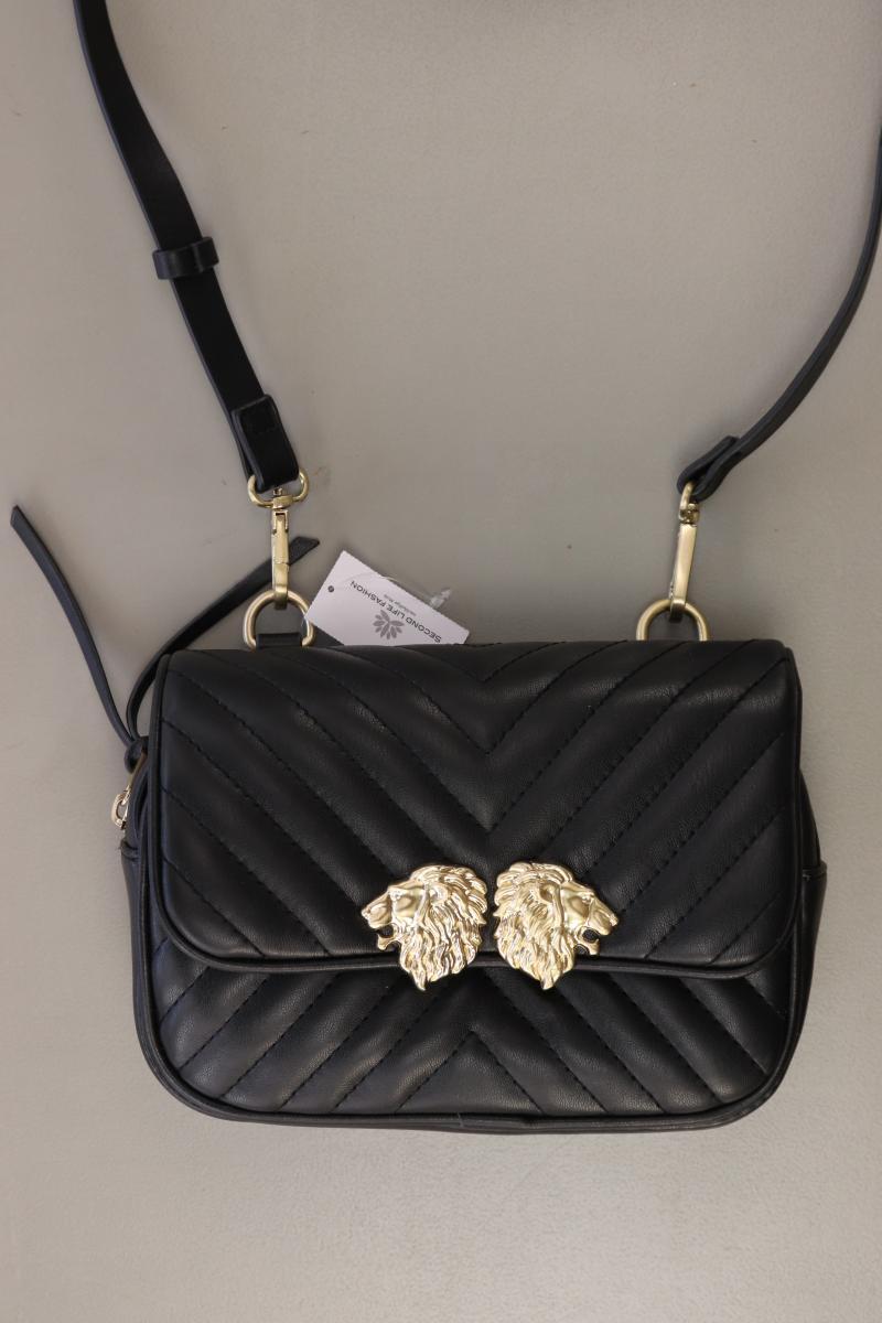 Zara Bauchtasche schwarz aus Kunstleder