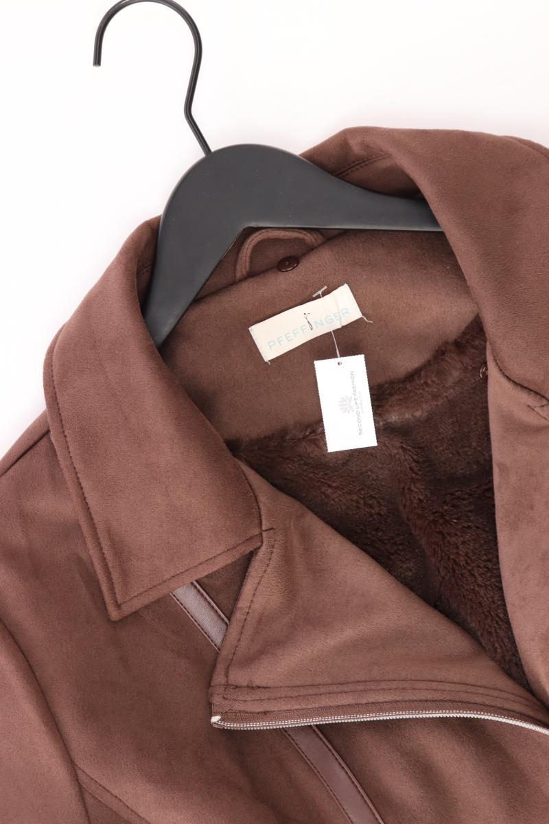 Pfeffinger Übergangsjacke Gr. 46 braun aus Polyester