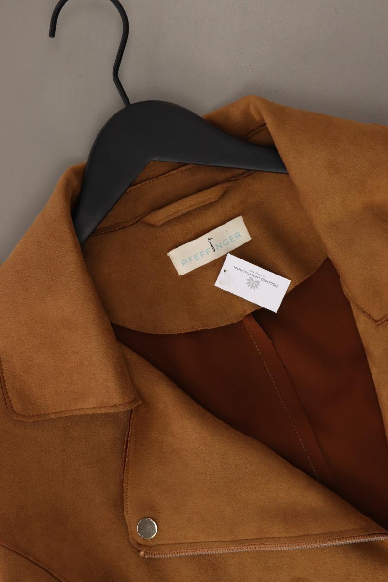 Pfeffinger Übergangsjacke Gr. 46 braun aus Polyester