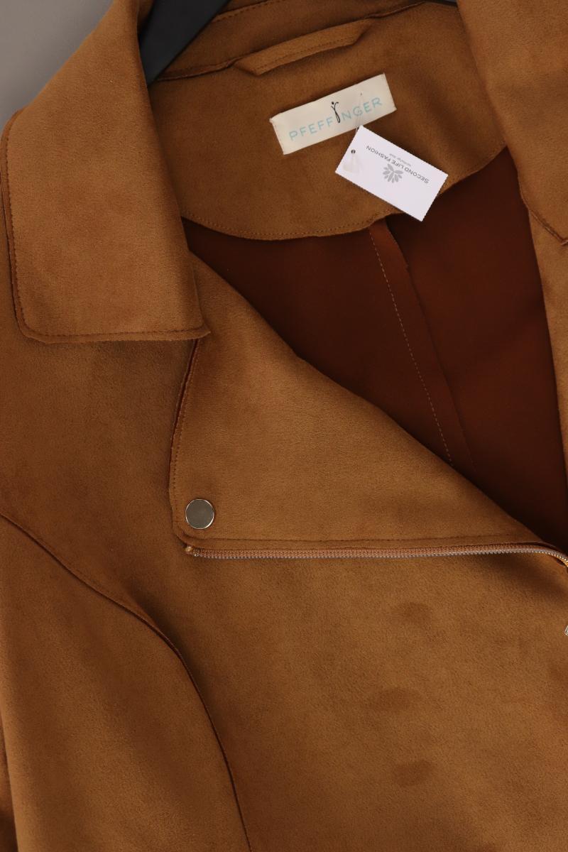 Pfeffinger Übergangsjacke Gr. 46 braun aus Polyester