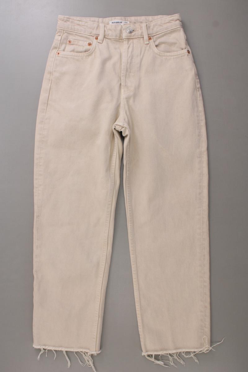 Pull&Bear 7/8 Jeans Gr. 36 creme aus Baumwolle