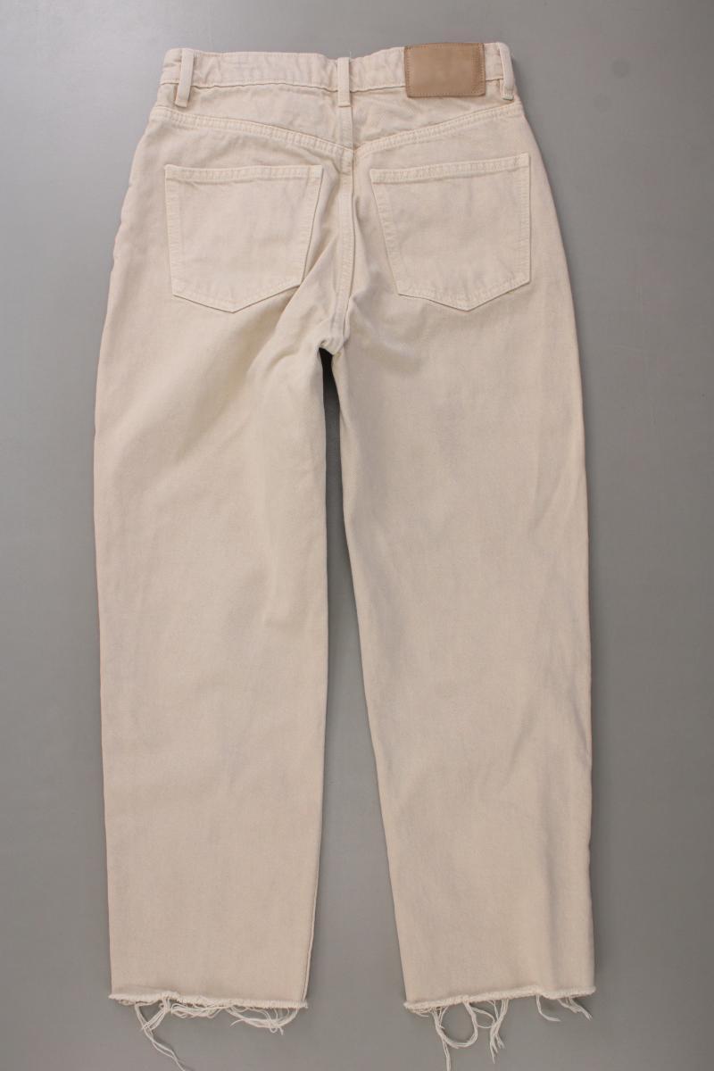 Pull&Bear 7/8 Jeans Gr. 36 creme aus Baumwolle