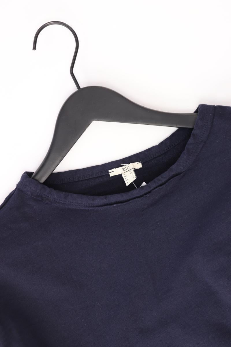 edc by Esprit Longsleeve-Shirt Gr. XS Langarm blau aus Baumwolle