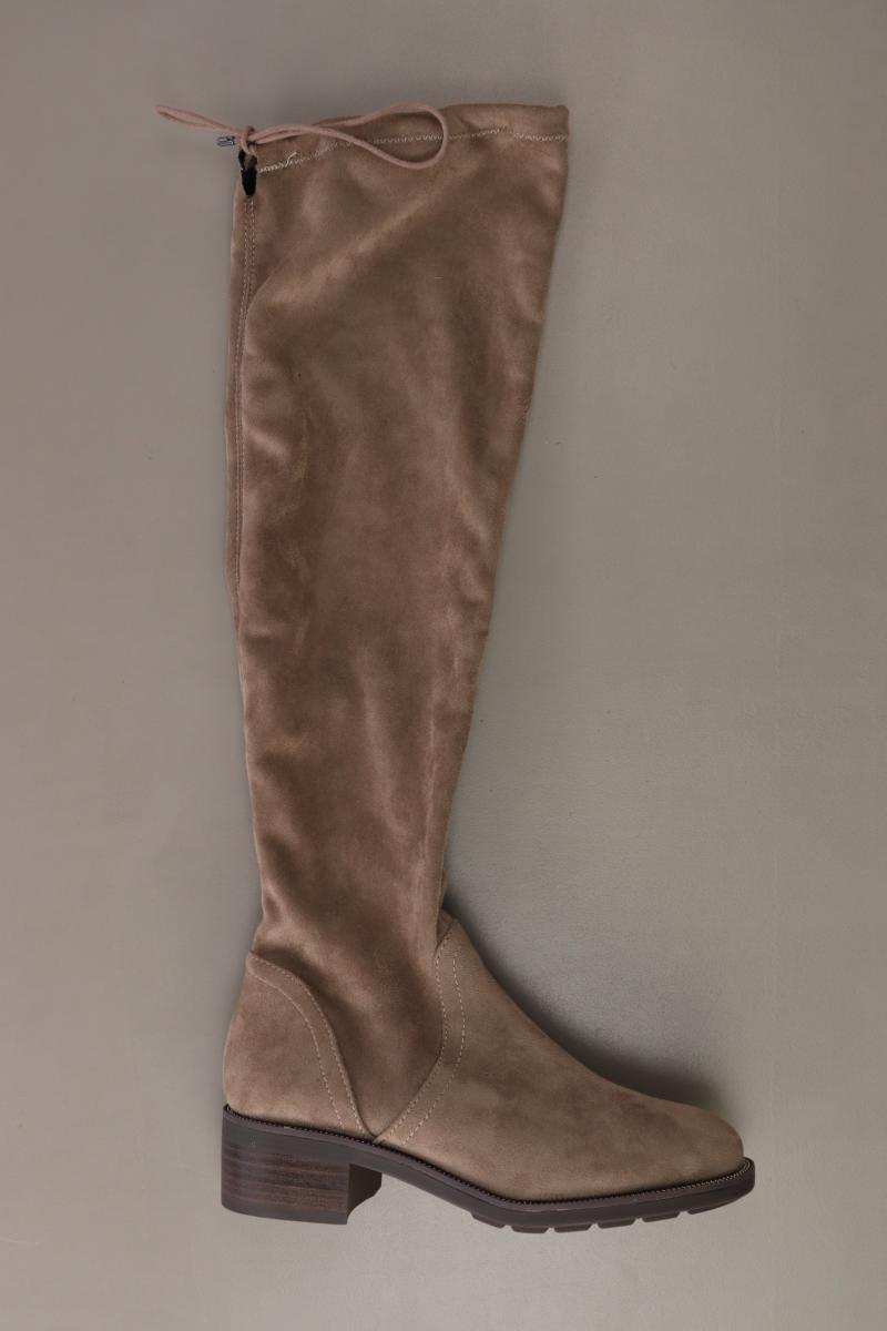 Tamaris Overknees Gr. 38 neuwertig grau