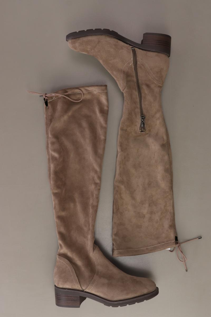 Tamaris Overknees Gr. 38 neuwertig grau